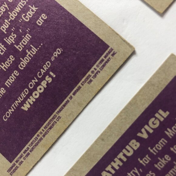 Lot of 8 Teenage Mutant Ninja Turtles The Movie Trading Cards & 1 sticker 1990 - Picture 12 of 12